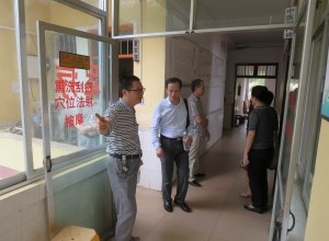 对口支援钦北区大直贵台调研