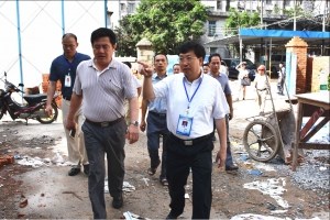 市卫计委督查我院重点项目建设