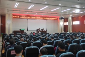 市卫计委对我院进行2016年度廉政考核