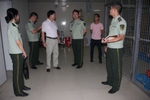 市消防支队到我院检查指导消防安全工作