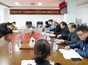 党委召开党史学习教育专题民主生活会