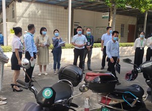 市卫生健康委到我院开展2022年创建自治区文明城市工作点位达标建设情况督查迎检工作